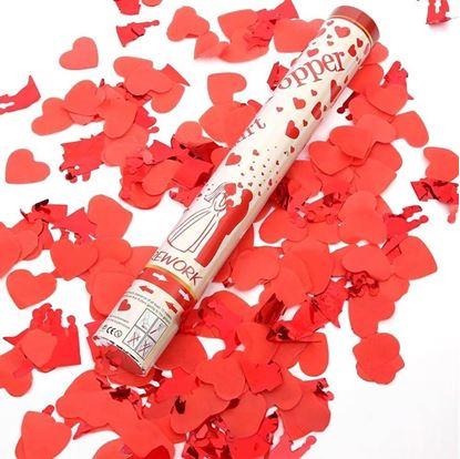 Obrázek Vystřelovací konfety - srdíčka