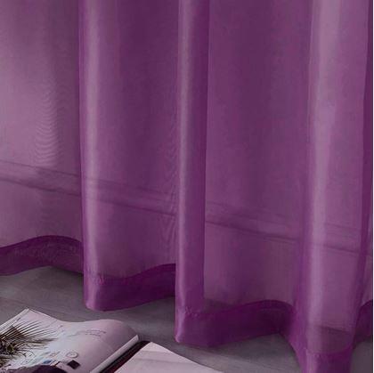 Obrázek z Voálová záclona 130 x 230 cm - vínová