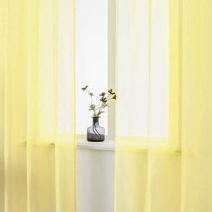 Obrázek z Voálová záclona 130 x 230 cm - žlutá