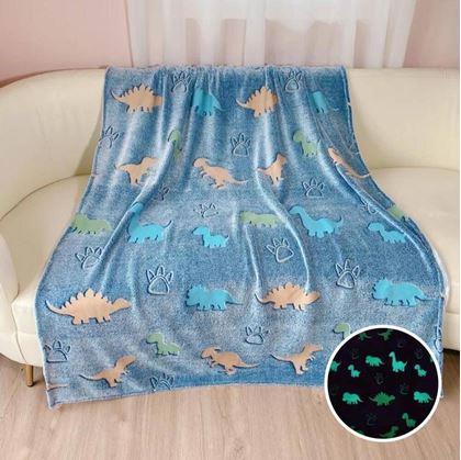 Obrázek z Svítící deka - dinosaurus