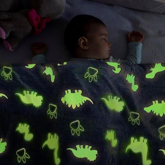 Obrázek z Svítící deka - dinosaurus