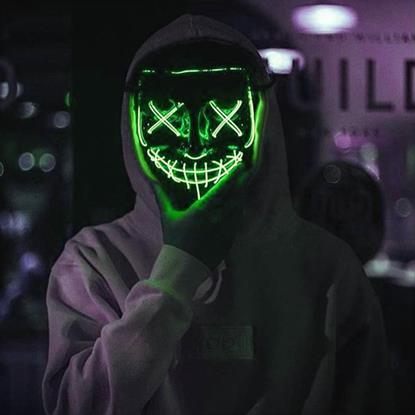 Obrázek Děsivá svítící maska