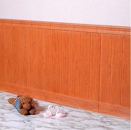 Obrázek z 3D tapeta dřevěné obložení - cedr