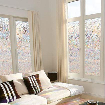 Obrázek z Fólie na okna - duhová mozaika