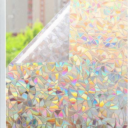 Obrázek z Fólie na okna - duhová mozaika