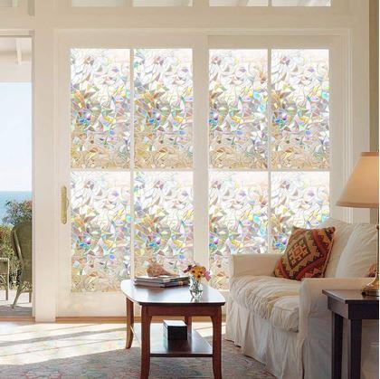 Obrázek z Fólie na okna - duhová mozaika