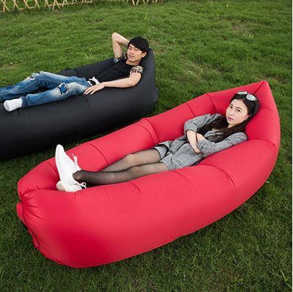Obrázek z Nafukovací vak Lazy bag dvouvrstvý - růžový