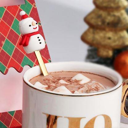 Obrázek Sada vánočních lžiček v dárkové krabiččce 4 ks