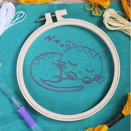 Obrázek z Vyšívání pro děti - kočka