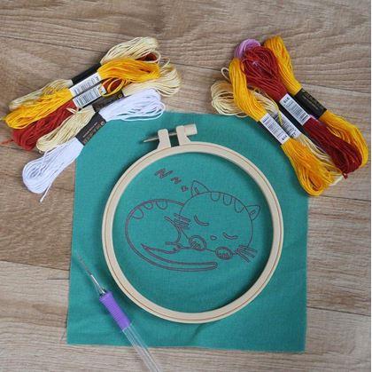 Obrázek z Vyšívání pro děti - kočka