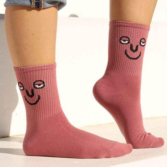 Obrázek z Vtipné ponožky emoce - spokojené