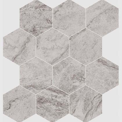 Obrázek z Tapeta hexagon 10 ks - šedá mozaika