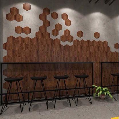 Obrázek 10 ks samolepicích panelů hexagon