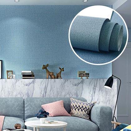 Obrázek z Vinylová tapeta na zeď 300 cm - modrá