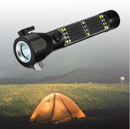 Obrázek z Solární LED svítilna s powerbankou 8v1