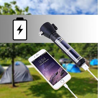 Obrázek z Solární LED svítilna s powerbankou 8v1