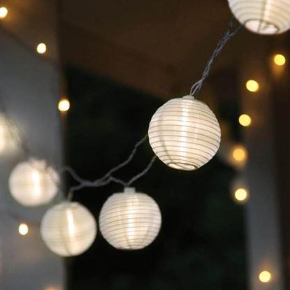 Obrázek Solární LED řetěz - lampiony
