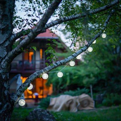 Obrázek z Solární LED řetěz - lampiony