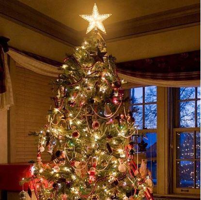 Obrázek Vánoční svítící hvězda na stromek