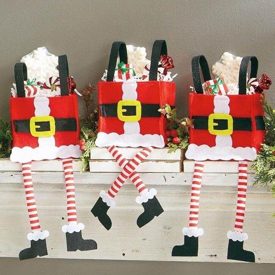 Obrázek z Vánoční dekorativní dárková taška - Santa