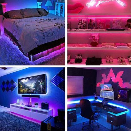 Obrázek z LED RGB pásek s ovladačem - 2 m