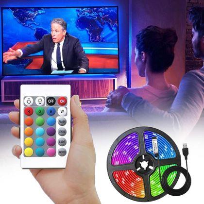 Obrázek z LED RGB pásek s ovladačem - 2 m