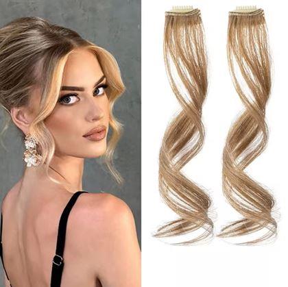 Obrázek z Příčesek do vlasů na klipu melír - tmavá blond