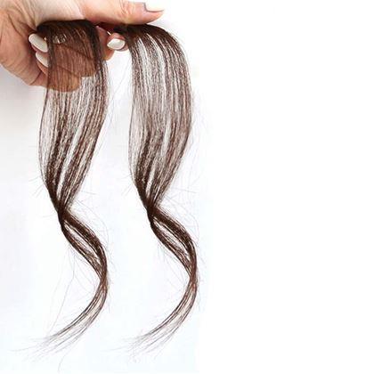 Obrázek z Příčesek do vlasů na klipu melír - hnědý