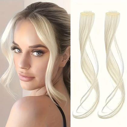 Obrázek z Příčesek do vlasů na klipu melír - blond