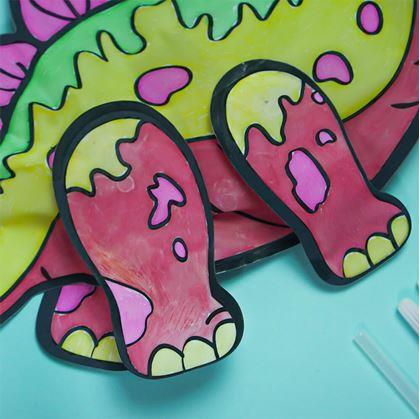 Obrázek z Nafukovací omalovánka - Stegosaurus