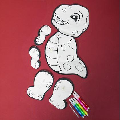 Obrázek z Nafukovací omalovánka - T-Rex