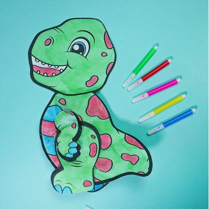 Obrázek z Nafukovací omalovánka - T-Rex
