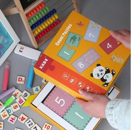 Obrázek z Vzdělávací puzzle - počítání 20 dílků