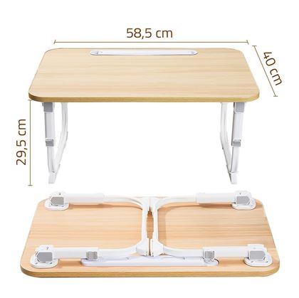 Obrázek z Výsuvný stolek na notebook s USB lampičkou