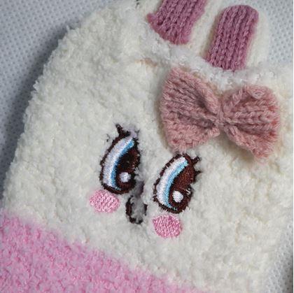 Obrázek z Teplé ponožky - zajíček