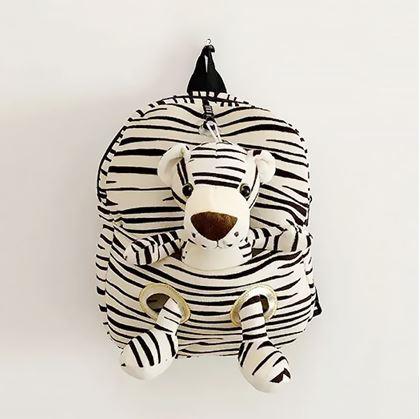 Obrázek z Dětský batůžek s vyjímatelným plyšákem - tygr
