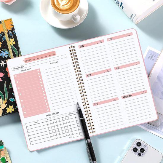 Obrázek z Nedatovaný motivační diář - růžový