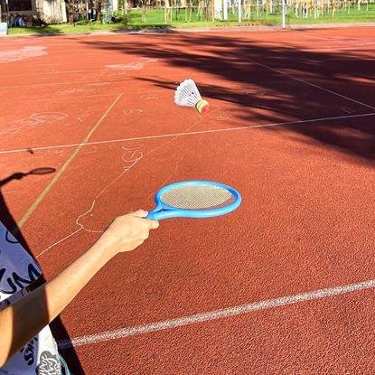Obrázek Dětská sada na badminton - pálky, míček, košíček