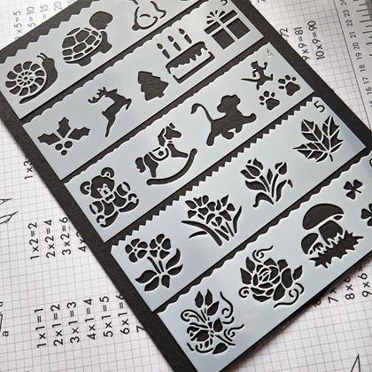 Obrázek z Sada šablon na malování 27 obrázků