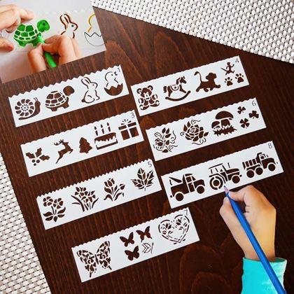 Obrázek z Sada šablon na malování 27 obrázků