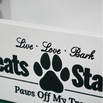 Obrázek z Zásobník se 2 nádobami na psí pamlsky