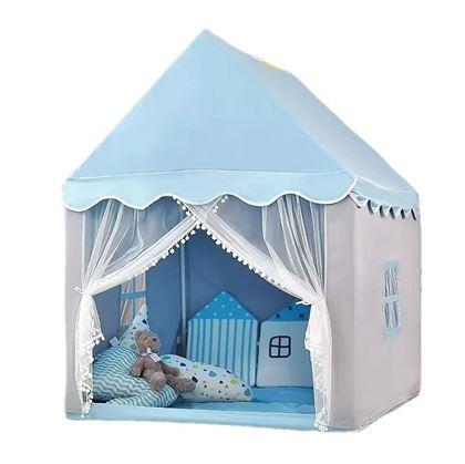 Obrázek z Dětský stan do pokojíčku - modrý