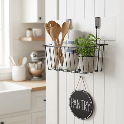 Obrázek Kovový závěsný košík na dvířka