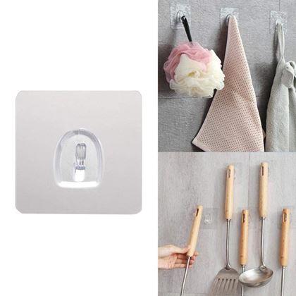 Obrázek z Přilnavé háčky do domácnosti 10 ks