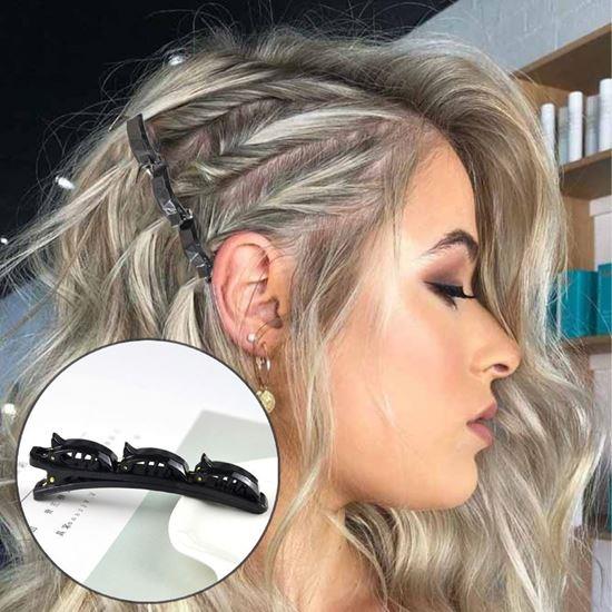 Obrázek z Klip do vlasů se sponkami - černý