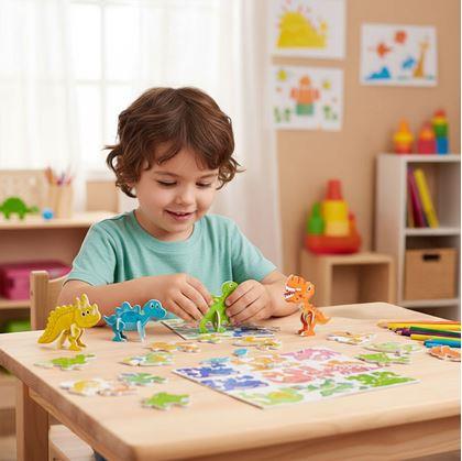 Obrázek z 3D puzzle dinosauři 25 ks