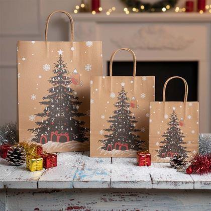 Obrázek z Vánoční taška - velikost L - veselé Vánoce