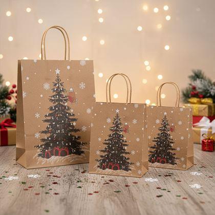 Obrázek z Vánoční taška - velikost L - veselé Vánoce