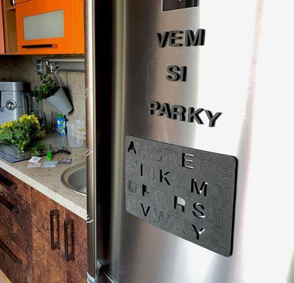 Obrázek z Magnetická písmena na lednici