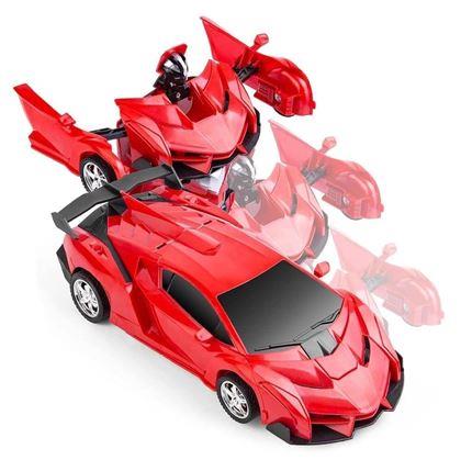 Obrázek z RC Sportovní transformující se autíčko na dálkové ovládání - červené
